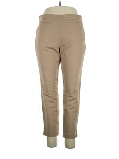 Pre-owned Croft & Barrow Casual Pants In Brown