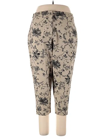 Pre-owned Croft & Barrow Casual Pants In Brown