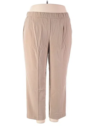 Pre-owned Croft & Barrow Casual Pants In Brown