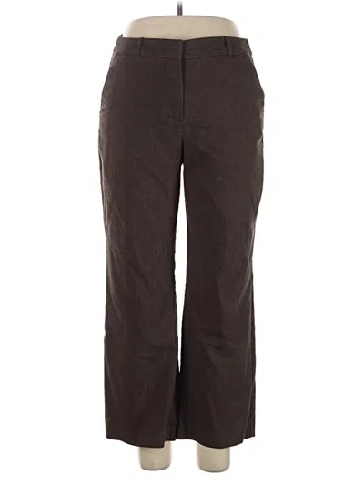 Pre-owned Croft & Barrow Casual Pants In Brown
