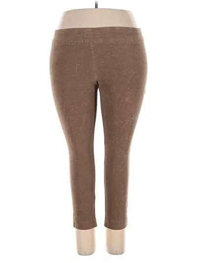 Pre-owned Croft & Barrow Casual Pants In Brown