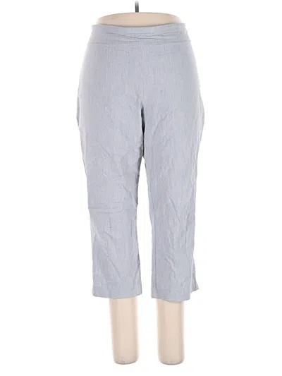 Pre-owned Croft & Barrow Casual Pants In Gray