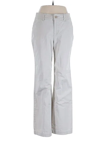 Pre-owned Croft & Barrow Casual Pants In Gray