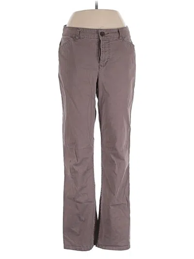 Pre-owned Croft & Barrow Casual Pants In Gray