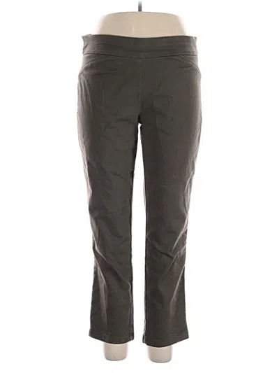 Pre-owned Croft & Barrow Casual Pants In Gray