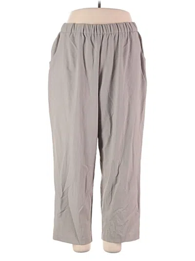 Pre-owned Croft & Barrow Casual Pants In Gray