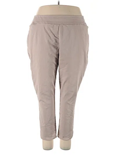 Pre-owned Croft & Barrow Casual Pants In Gray