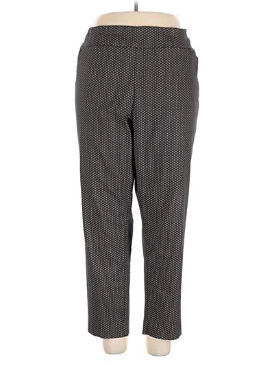 Pre-owned Croft & Barrow Casual Pants In Gray