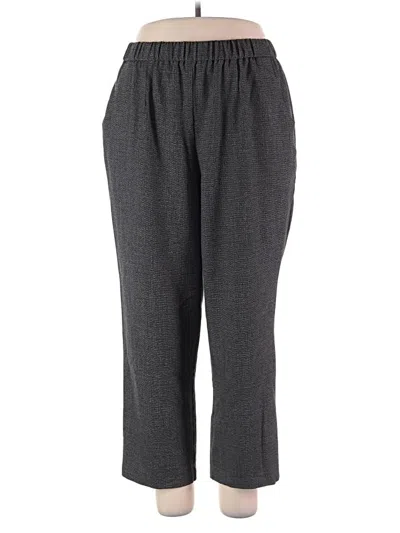 Pre-owned Croft & Barrow Casual Pants In Gray