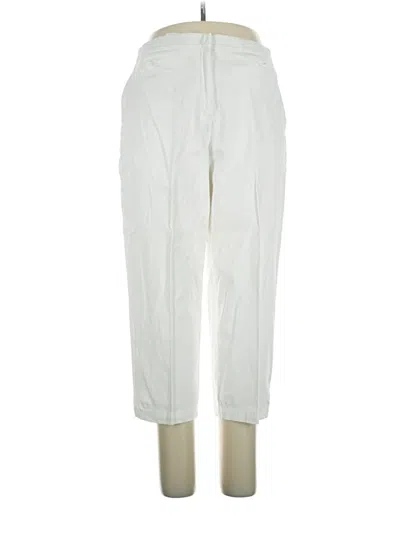 Pre-owned Croft & Barrow Casual Pants In Ivory