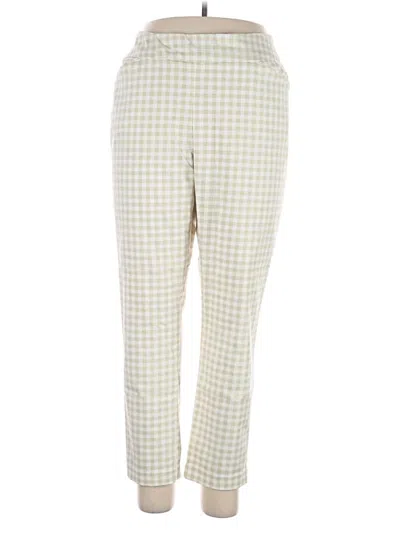 Pre-owned Croft & Barrow Casual Pants In Ivory