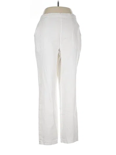 Pre-owned Croft & Barrow Casual Pants In Ivory