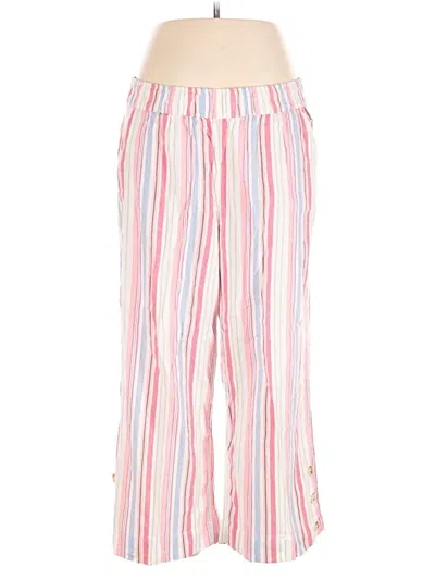Pre-owned Croft & Barrow Casual Pants In Pink