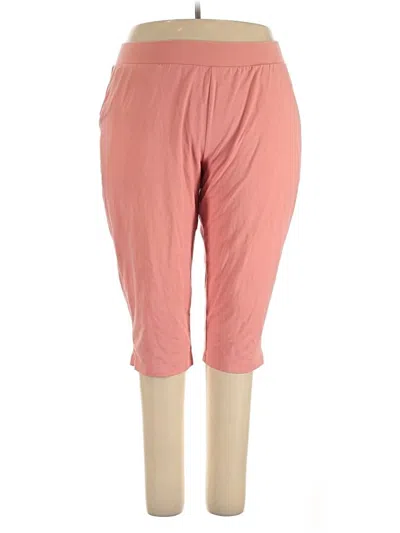 Pre-owned Croft & Barrow Casual Pants In Pink