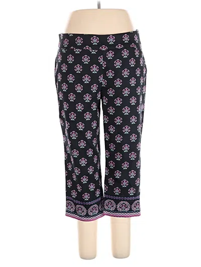 Pre-owned Croft & Barrow Casual Pants In Purple