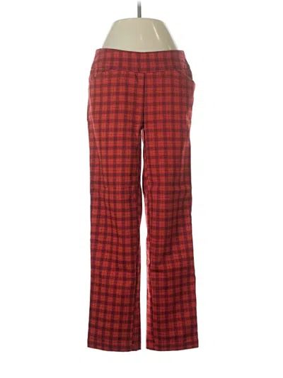 Pre-owned Croft & Barrow Casual Pants In Red