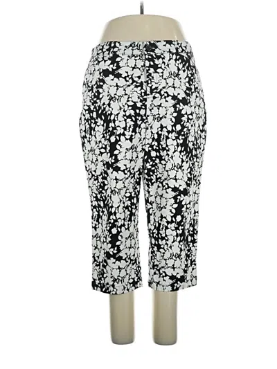Pre-owned Croft & Barrow Casual Pants In Silver