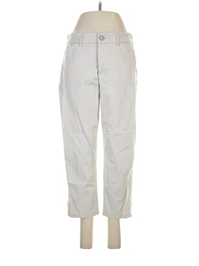 Pre-owned Croft & Barrow Casual Pants In Silver