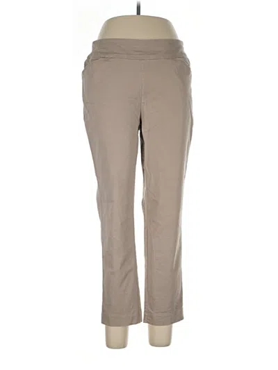 Pre-owned Croft & Barrow Casual Pants In Tan