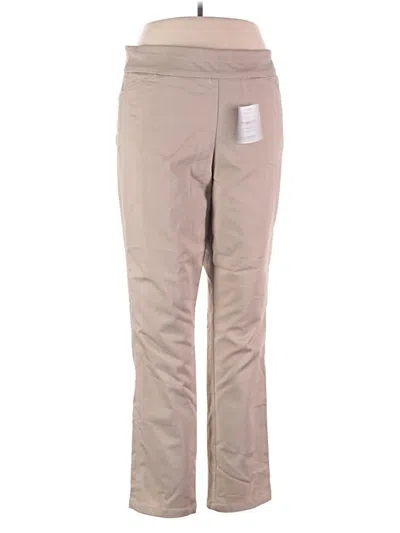 Pre-owned Croft & Barrow Casual Pants In Tan