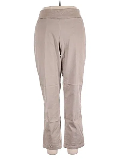 Pre-owned Croft & Barrow Casual Pants In Tan