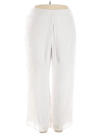 Pre-owned Croft & Barrow Casual Pants In White