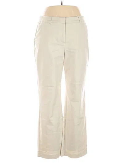 Pre-owned Croft & Barrow Casual Pants In White