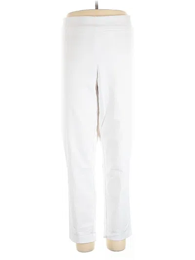 Pre-owned Croft & Barrow Casual Pants In White
