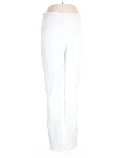 Pre-owned Croft & Barrow Casual Pants In White