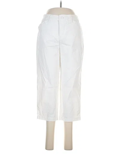 Pre-owned Croft & Barrow Casual Pants In White