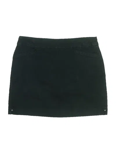 Pre-owned Croft & Barrow Casual Skirt In Black