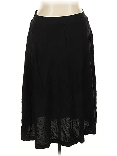 Pre-owned Croft & Barrow Casual Skirt In Black