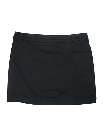 Pre-owned Croft & Barrow Casual Skirt In Black