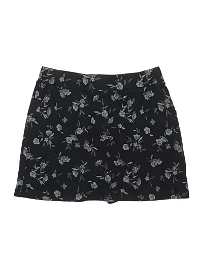 Pre-owned Croft & Barrow Casual Skirt In Black