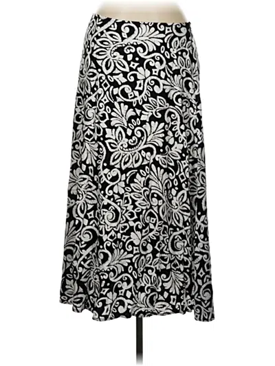 Pre-owned Croft & Barrow Casual Skirt In Black