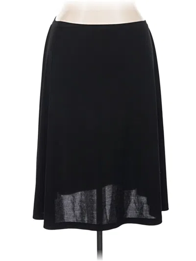 Pre-owned Croft & Barrow Casual Skirt In Black