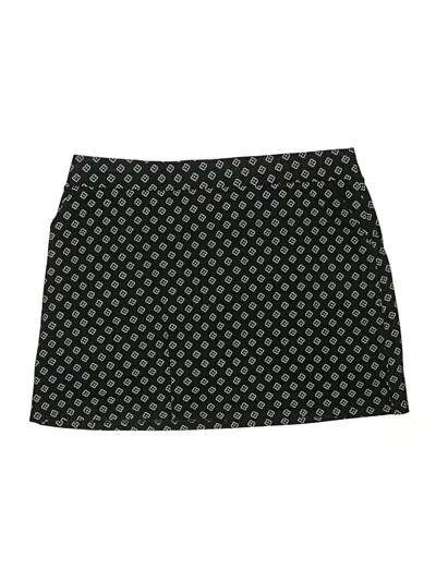 Pre-owned Croft & Barrow Casual Skirt In Black
