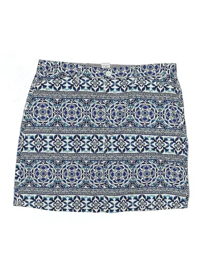 Pre-owned Croft & Barrow Casual Skirt In Blue