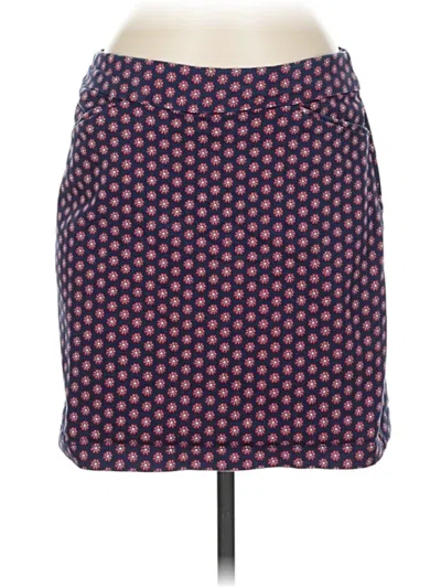 Pre-owned Croft & Barrow Casual Skirt In Blue