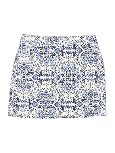 Pre-owned Croft & Barrow Casual Skirt In Blue