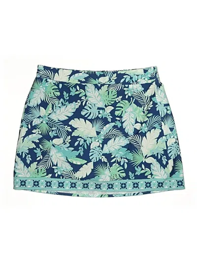 Pre-owned Croft & Barrow Casual Skirt In Blue