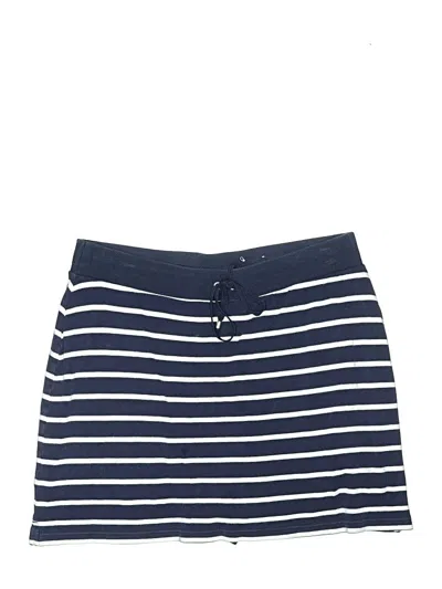 Pre-owned Croft & Barrow Casual Skirt In Blue
