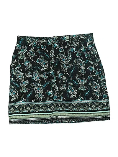 Pre-owned Croft & Barrow Casual Skirt In Blue