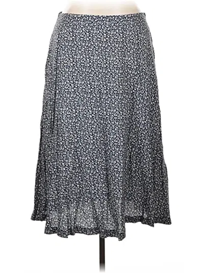 Pre-owned Croft & Barrow Casual Skirt In Blue