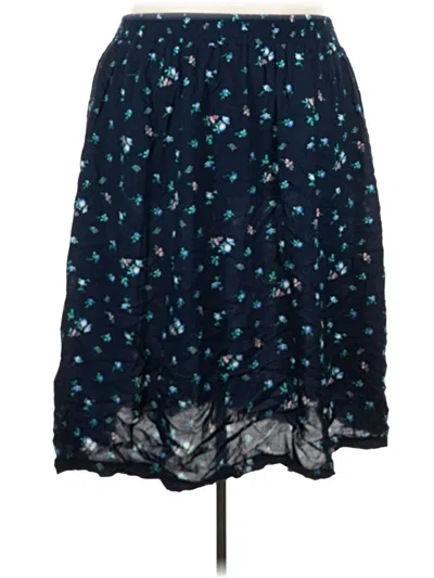 Pre-owned Croft & Barrow Casual Skirt In Blue