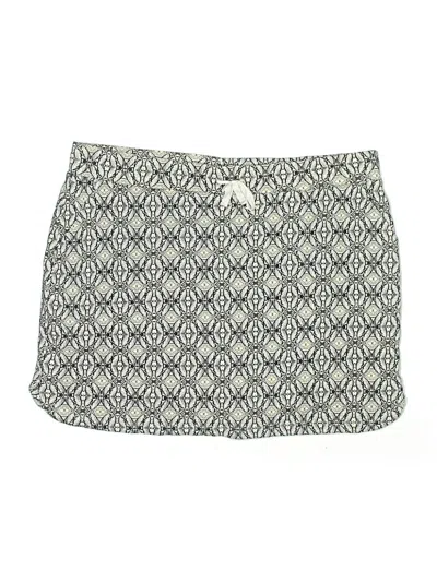 Pre-owned Croft & Barrow Casual Skirt In Gray