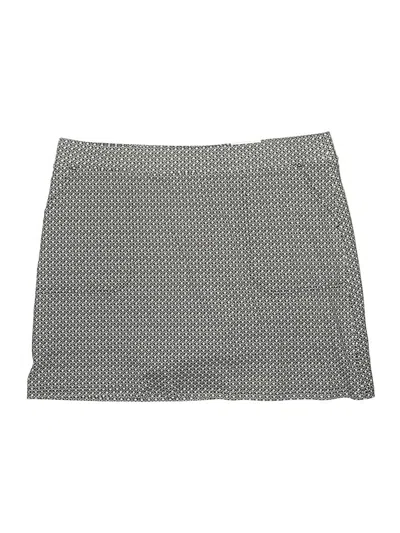 Pre-owned Croft & Barrow Casual Skirt In Gray
