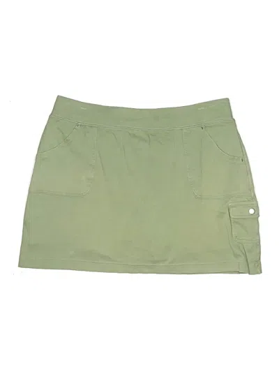 Pre-owned Croft & Barrow Casual Skirt In Green