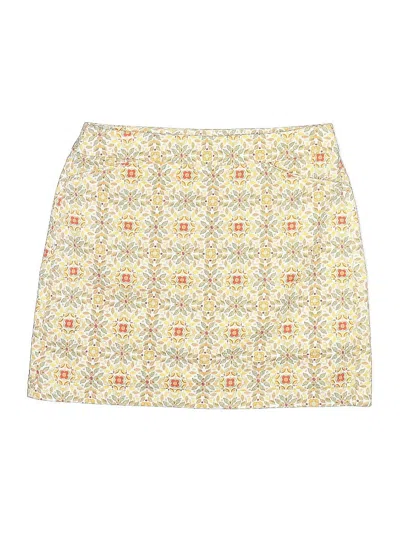 Pre-owned Croft & Barrow Casual Skirt In Orange