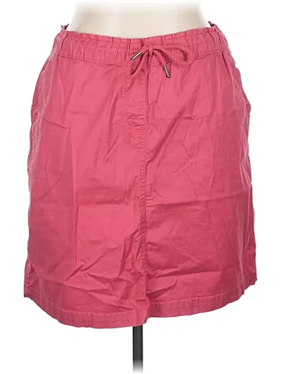 Pre-owned Croft & Barrow Casual Skirt In Pink